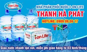 Đại lý nước uống ion Life Thanh Hà Phát