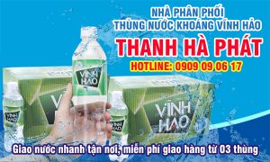 đại lý nước khoáng Vĩnh Hảo có ga Thanh Hà Phát