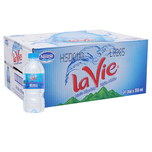 thùng nước khoáng LaVie chai nhỏ