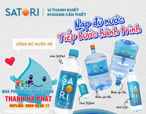 Đại lý nước Satori chính hãng Thanh Hà Phát